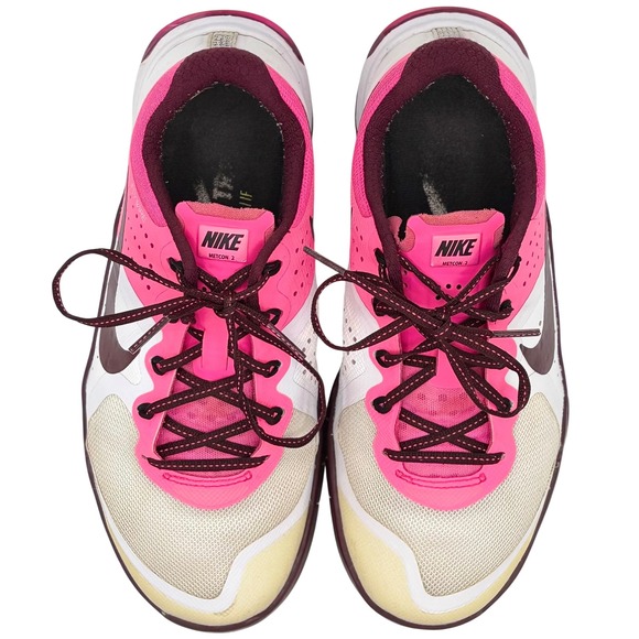 Nike Metcon 2 Women's Pink Blast White Athletic Training Shoes Sz 7.5 821913-106 - Picture 6 of 8
